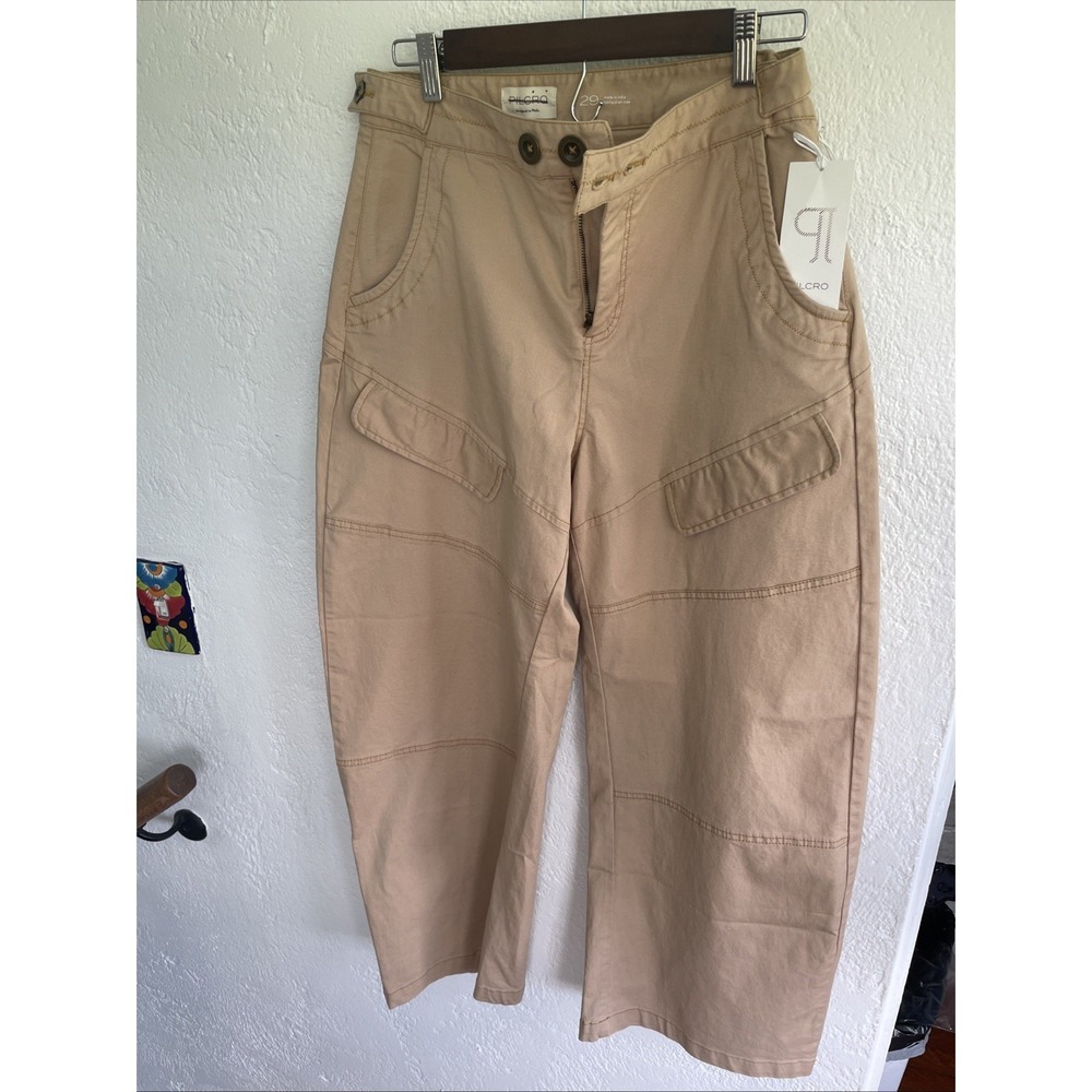 NWT / ANTHROPOLOGIE / SIZE 29/ MSRP $148 / PILCRO CORINNE CURVE WIDE LEG PANTS - Picture 10 of 10